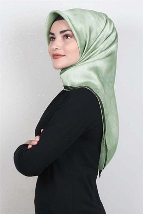 روسری سفید 90 x 90 Aker - کد 252727778