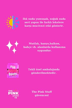 اسفنج و برس ظرف ThePinkStuff - کد 838697106