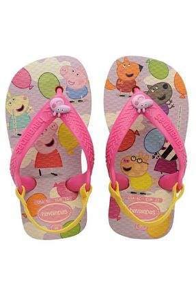 دمپائی زرد بچه گانه پاشنه تخت Havaianas - کد 841914396
