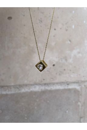 گردنبند نقره زرد زنانه 925 عیار Jewel - کد 659207392