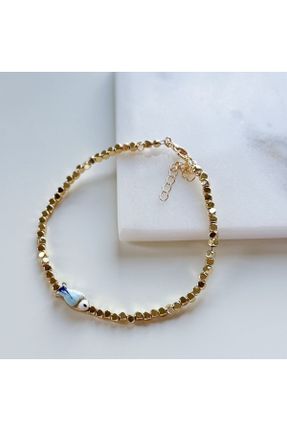 خلخال جواهری طلائی زنانه روکش طلا کد 830329340
