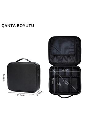 کیف آرایش مشکی MUJGAN - کد 801400322