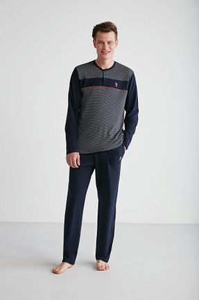 ست لباس راحتی سرمه ای مردانه ساده U.S. Polo Assn. - کد 755155348