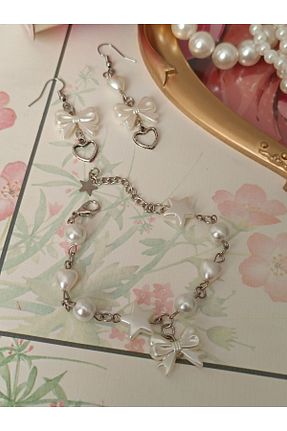 گردنبند مروارید نارنجی مروارید فرهنگی Serashine - کد 842008713