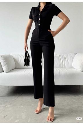 سرهمی مشکی زنانه آستین کوتاه MsLena Butik - کد 824161406