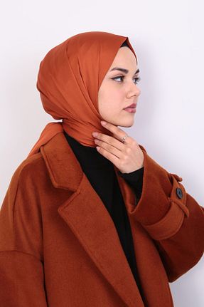شال قهوه ای زنانه پلی استر ZENİPEK - کد 802583402