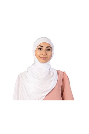 شال سفید زنانه msv - کد 842665202