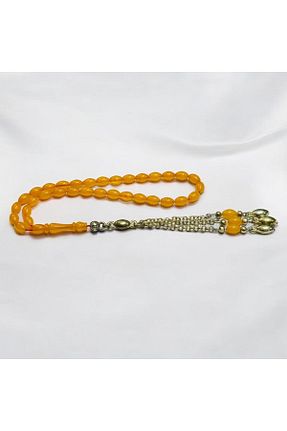 تسبیح زرد کهربا HicazTesbihcilik - کد 841315149