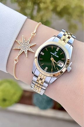 ساعت مچی طلائی زنانه 26-30 میلی متر Daniel Klein - کد 842260594