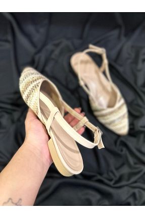 دمپائی طوسی زنانه حصیر MİSS PARK MODA - کد 831894213