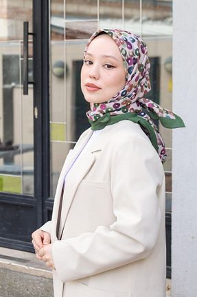 روسری صورتی پنبه ای Hint İpek - کد 842254144