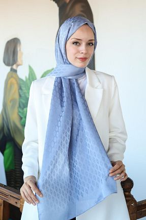 شال آبی زنانه Hint İpek - کد 842259038