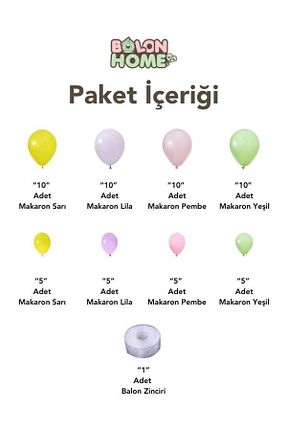 بادکنک رنگی BALON HOME - کد 838243780