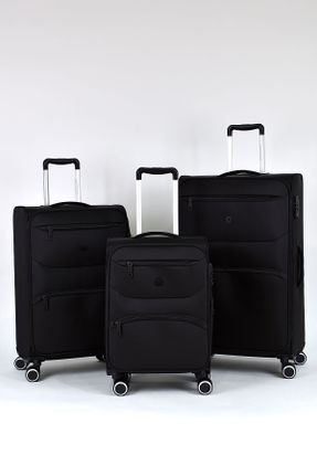 چمدان مشکی زنانه پارچه ای 45 kg کد 828586778