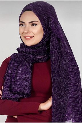 شال بنفش زنانه پلی استر skycott - کد 842534724