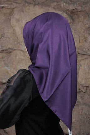 روسری بنفش ساده Armine - کد 68445732