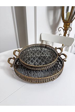 سینی زرد فلزی THE LİNSE - کد 819936830