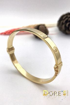 دستبند طلا زرد زنانه کد 112588115