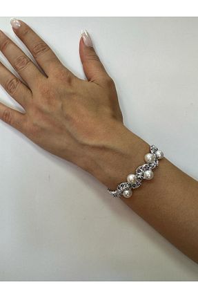 دستبند جواهر طوسی زنانه منجق ZUĞA TAKI - کد 788046567