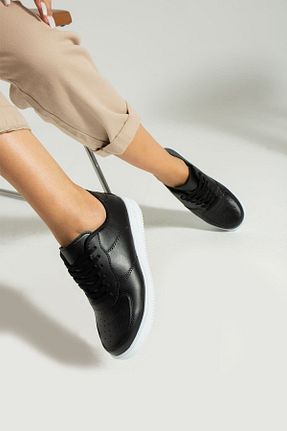 کفش اسنیکر مشکی زنانه بدون بند GAK RUN - کد 736205968