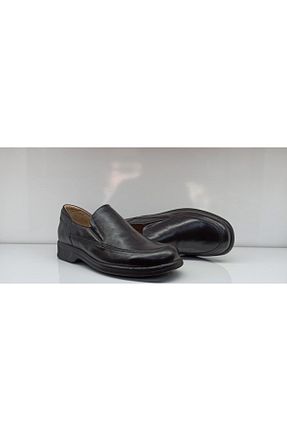 کفش کژوال مشکی مردانه چرم خالص KİNG PAOLO - کد 123015986