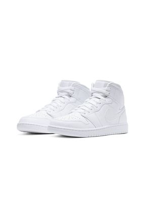 کفش بسکتبال سفید زنانه چرم مصنوعی Nike - کد 123596754