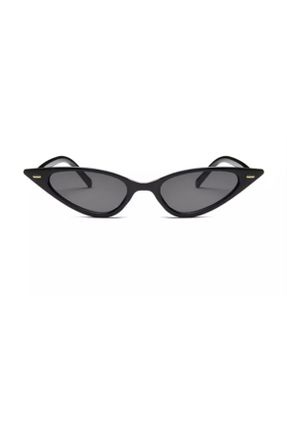 عینک آفتابی مشکی زنانه 50 UV400 گربه ای کد 124110335