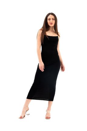 لباس مشکی زنانه بافتنی Rose