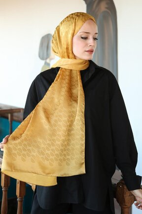 شال زرد زنانه Hint İpek - کد 842256992