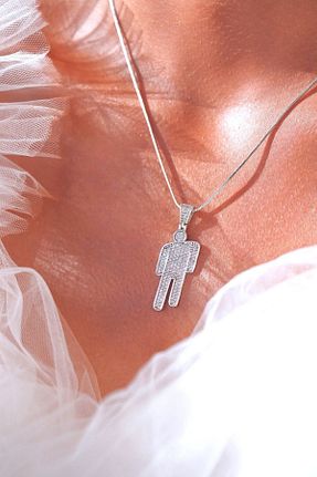 گردنبند جواهر زنانه استیل ضد زنگ AŞIK ACCESSORIES - کد 819427115