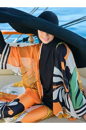 رویه بیکینی نارنجی زنانه پلی استر Alfasa - کد 815773521
