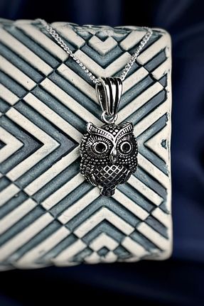 گردنبند نقره سفید زنانه 925 عیار Ebrar Silver - کد 841502820