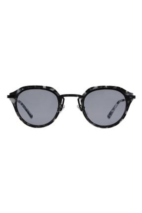 عینک آفتابی سفید زنانه 50 UV400 فلزی هندسی کد 107146342