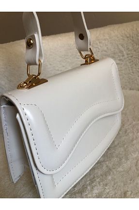 کیف دستی سفید زنانه ابعاد کوچک zeynepin dükkanı - کد 842527439