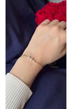 دستبند مروارید طلائی مروارید آب شیرین Goldstation - کد 828617598