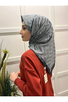 روسری سبز پلی استر Hint İpek - کد 459221363