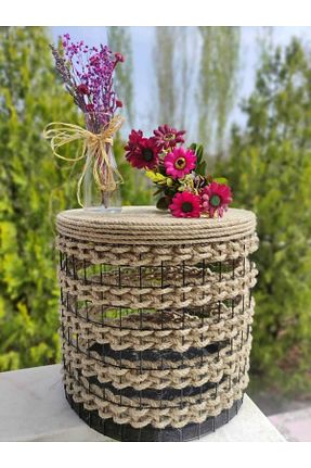 گلدان بژ فلزی DİLAY HOME DESIGN - کد 287403763