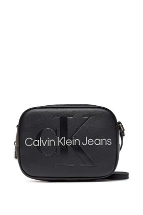 کیف دوشی مشکی زنانه چرم مصنوعی Calvin Klein - کد 809912907