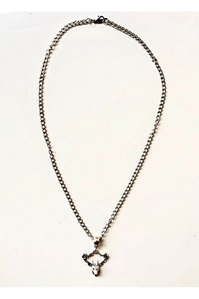 گردنبند جواهر زنانه فلزی PİRAMİGO - کد 842124262