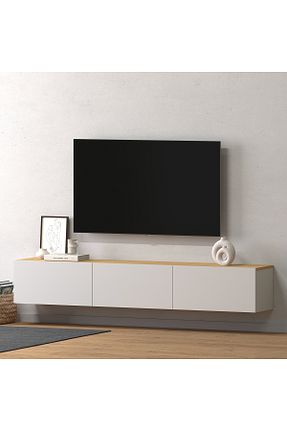 میز و پایه تلویزیون سفید Suntalam Monte Sehpa - کد 793940535