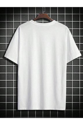 تی شرت سفید مردانه سایز بزرگ تکی کد 834360062