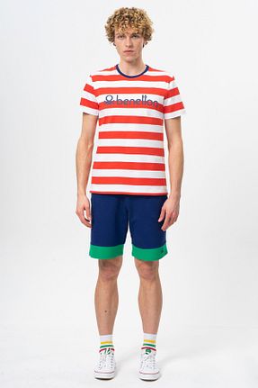 تیشرت قرمز مردانه رگولار Benetton - کد 842749137