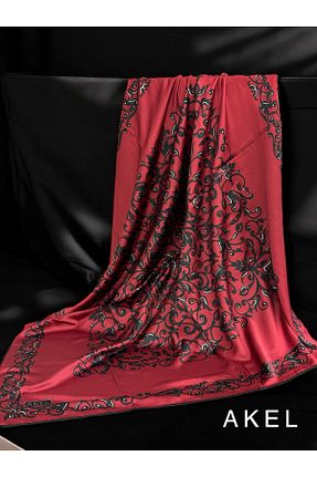 روسری سبز پلی استر Akel - کد 842760397