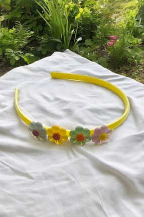 تاج زرد بچه گانه پلاستیک AYMETA - کد 842757556