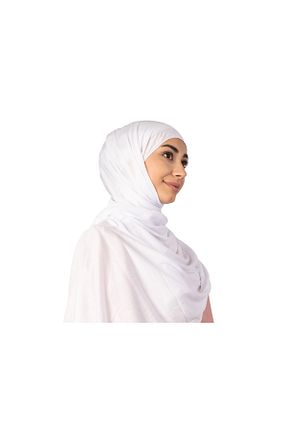شال سفید زنانه msv - کد 842665202