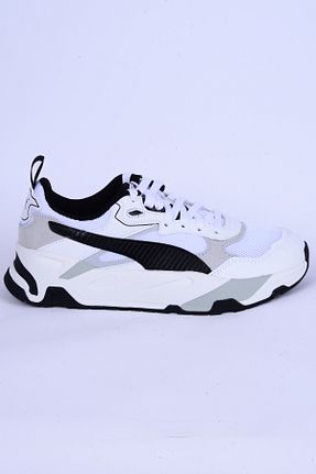 کفش اسنیکر سفید مردانه بند دار Puma - کد 813277232