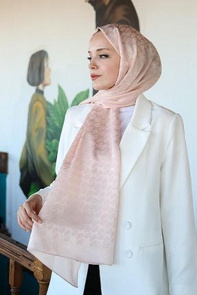 شال صورتی زنانه Hint İpek - کد 842258988