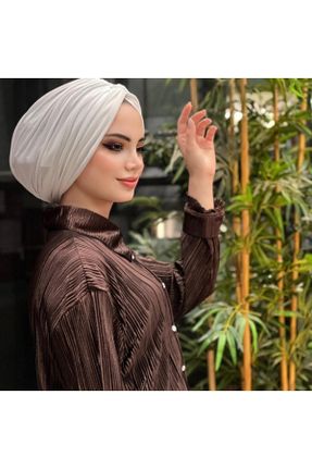 کلاه شنای اسلامی نباتی زنانه کد 700399737
