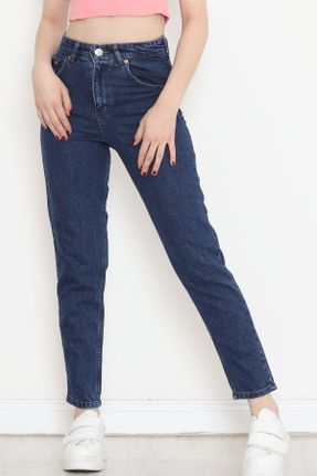 شلوار جین بژ زنانه پاچه تنگ لیکرا اسلیم استاندارد کد 833721686