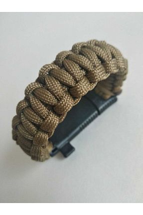 دستبند اسپرت بژ زنانه PARACORD DÜNYASI - کد 80771660